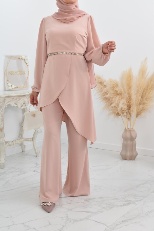 Ensemble haut et pantalon fêtes pour femmes musulmanes