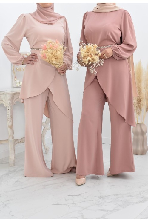 Ensemble haut et pantalon fêtes pour femmes musulmanes