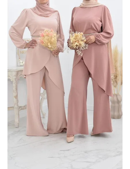 Ensemble haut et pantalon fêtes pour femmes musulmanes