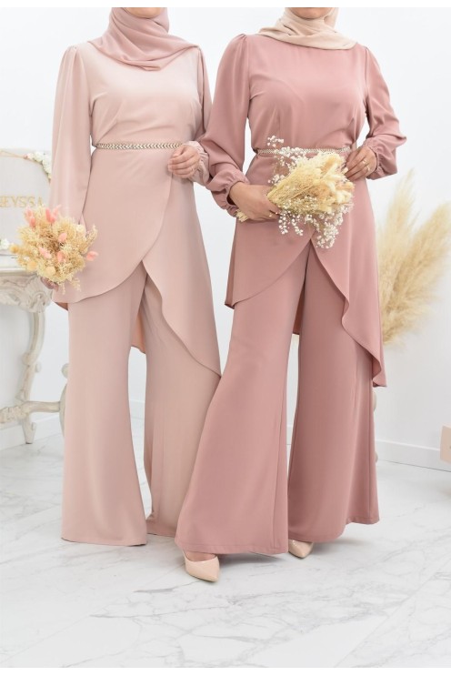 Ensemble haut et pantalon fêtes pour femmes musulmanes