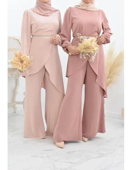 Ensemble haut et pantalon fêtes pour femmes musulmanes