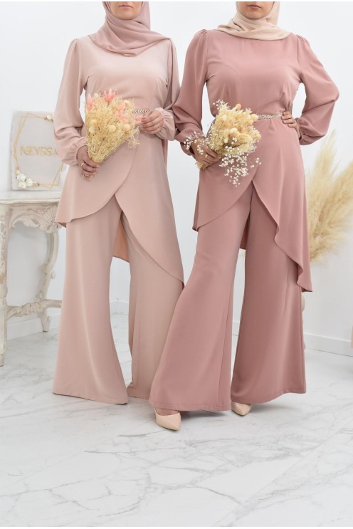 Ensemble haut et pantalon fêtes pour femmes musulmanes