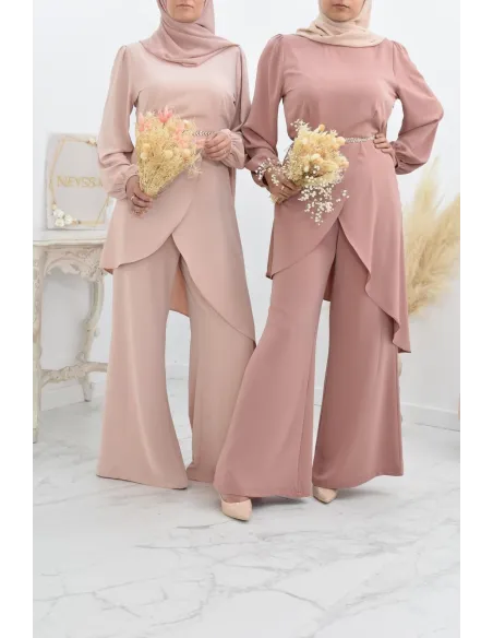 Ensemble haut et pantalon fêtes pour femmes musulmanes