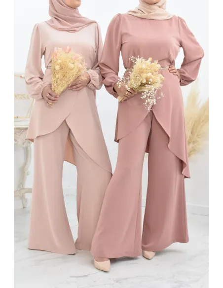Ensemble haut et pantalon fêtes pour femmes musulmanes
