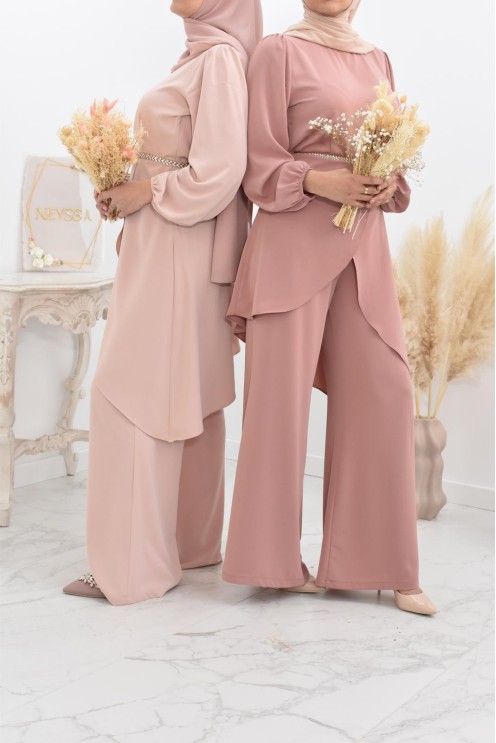 Ensemble haut et pantalon fêtes pour femmes musulmanes
