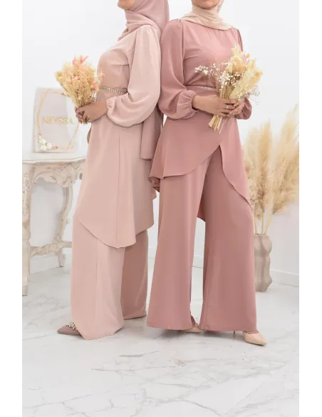 Ensemble haut et pantalon fêtes pour femmes musulmanes