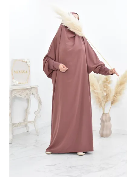 microfiber jilbab, light jilbab, prayer jilbab, one piece jilbeb