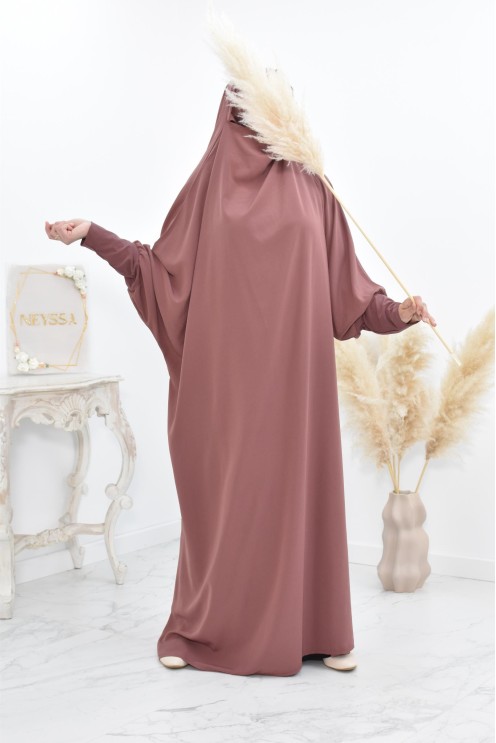 microfiber jilbab, light jilbab, prayer jilbab, one piece jilbeb