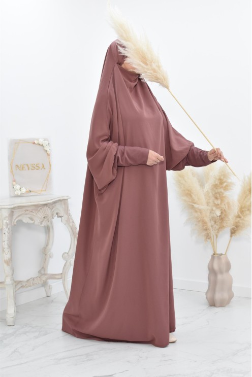 microfiber jilbab, light jilbab, prayer jilbab, one piece jilbeb