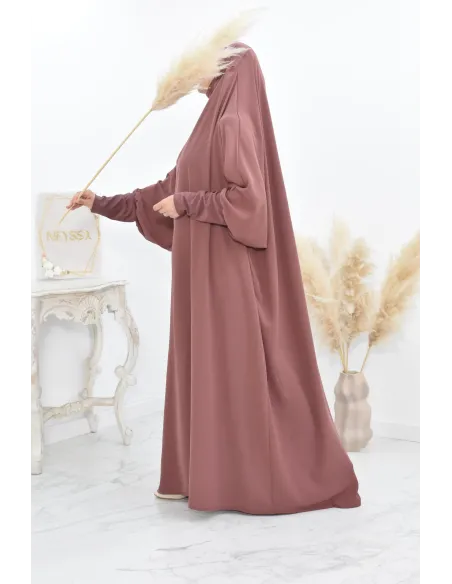 microfiber jilbab, light jilbab, prayer jilbab, one piece jilbeb