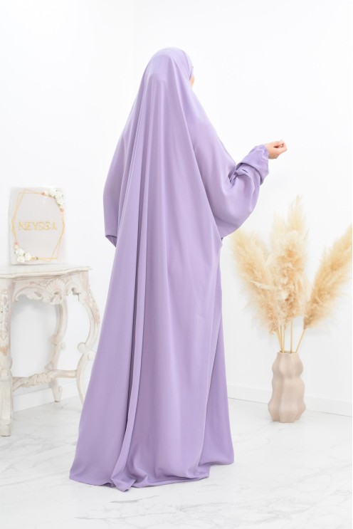 Jilbab une pièce long fluide et pas cher