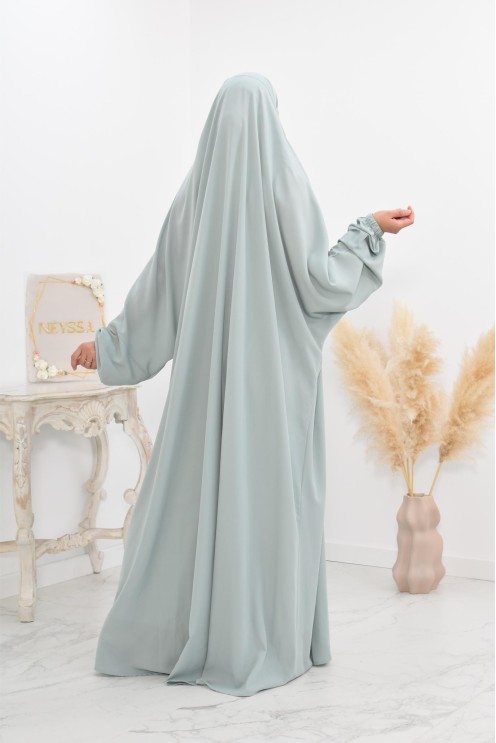 Jilbab une pièce long fluide et pas cher