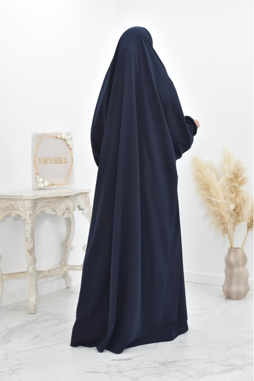 Jilbab une pièce long fluide et pas cher