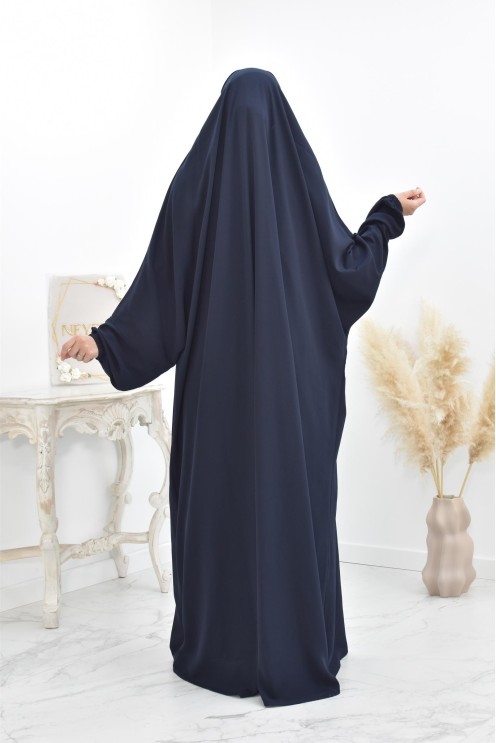 Jilbab une pièce long fluide et pas cher