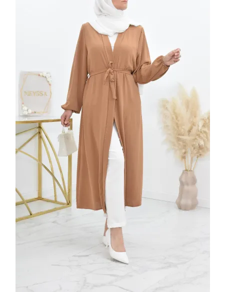 Long kimono léger mastour d'été pour femme voilée pas cher