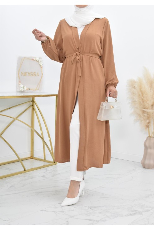 Long kimono léger mastour d'été pour femme voilée pas cher