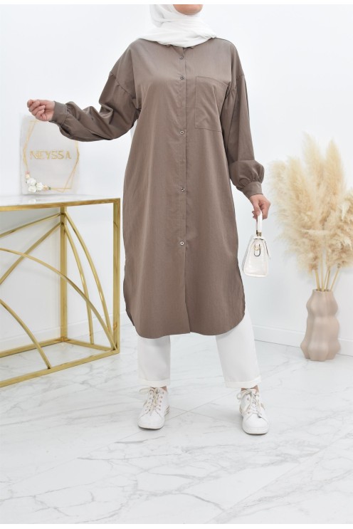 Long cotton tunic very long muslim woman muslim woman
