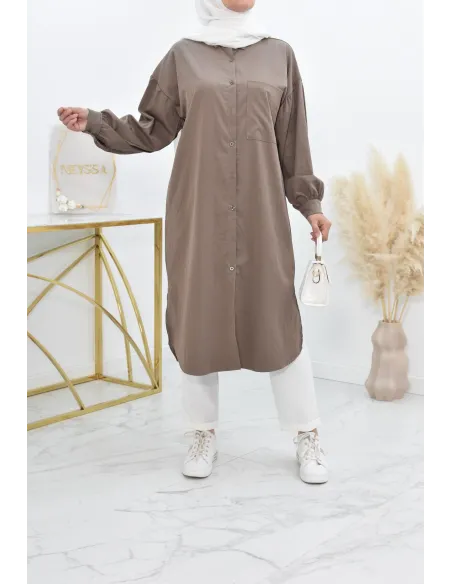 Long cotton tunic very long muslim woman muslim woman