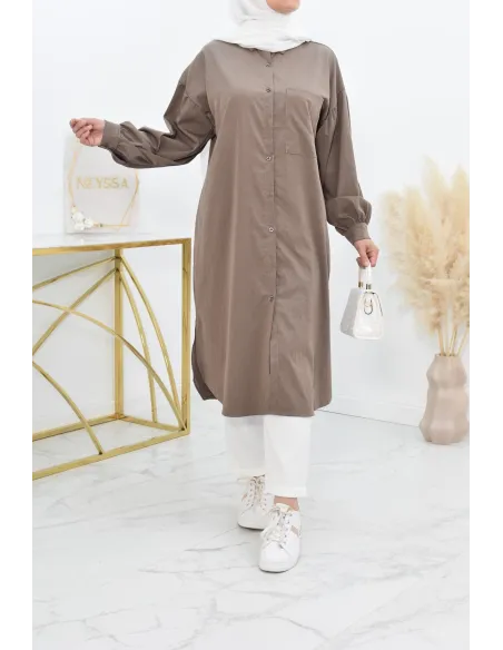 Long cotton tunic very long muslim woman muslim woman