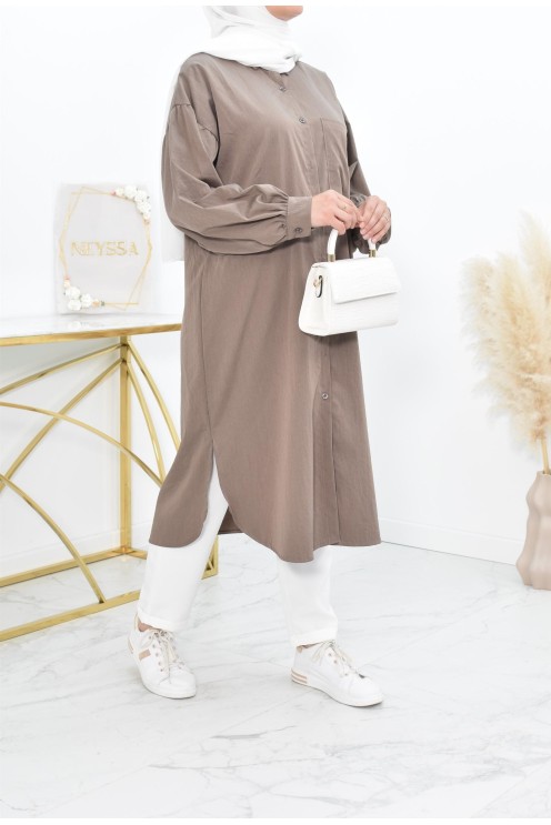 Long cotton tunic very long muslim woman muslim woman
