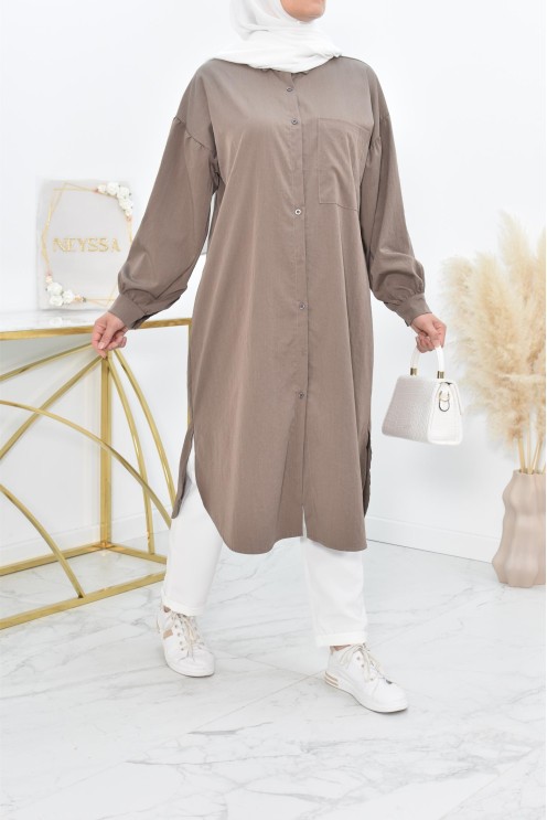 Long cotton tunic very long muslim woman muslim woman