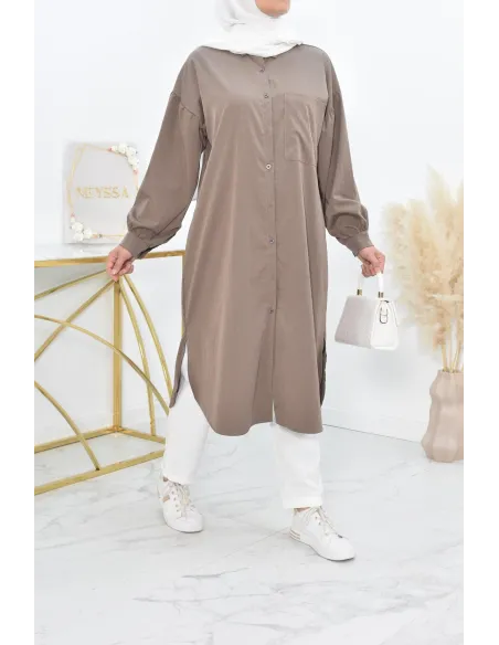 Long cotton tunic very long muslim woman muslim woman
