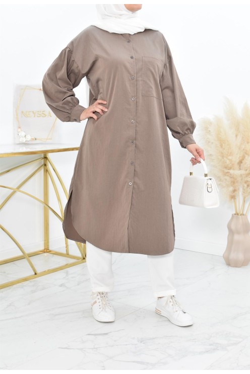 Long cotton tunic very long muslim woman muslim woman