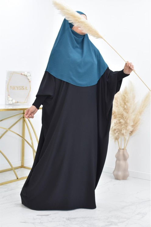 Khimar court rond fluide en jazz pas cher pour femme musulmane