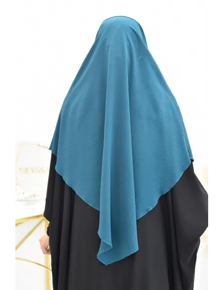 Khimar court rond fluide en jazz pas cher pour femme musulmane