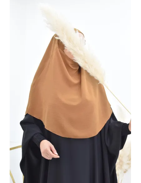 Khimar court rond fluide en jazz pas cher pour femme musulmane