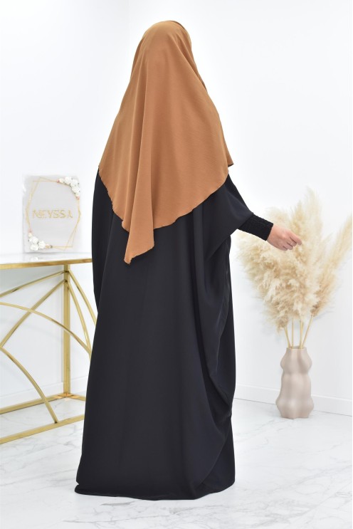 Khimar court rond fluide en jazz pas cher pour femme musulmane
