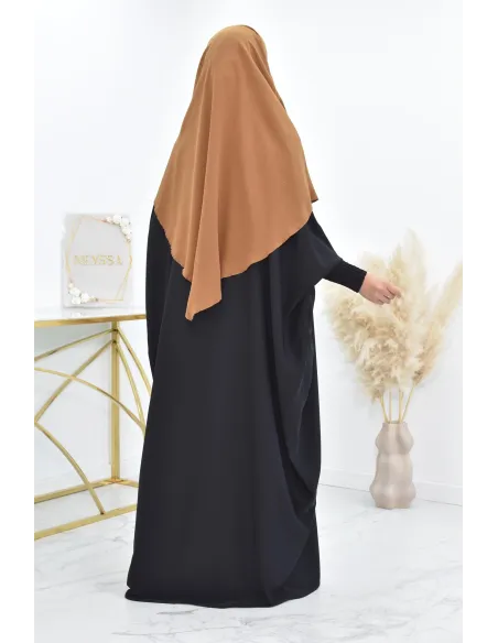 Khimar court rond fluide en jazz pas cher pour femme musulmane