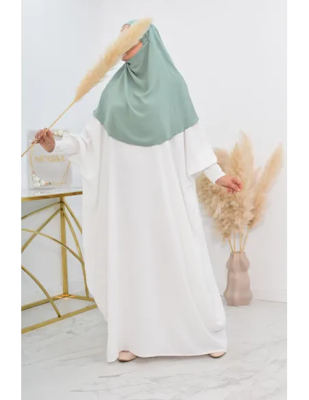 Khimar court rond fluide en jazz pas cher pour femme musulmane