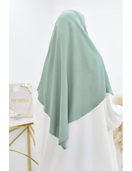 Khimar court rond fluide en jazz pas cher pour femme musulmane