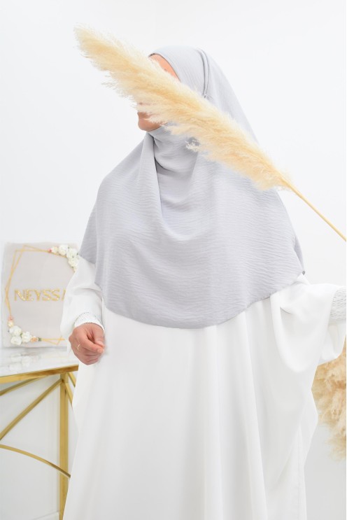 Cheap round flowing jazz khimar for muslim woman