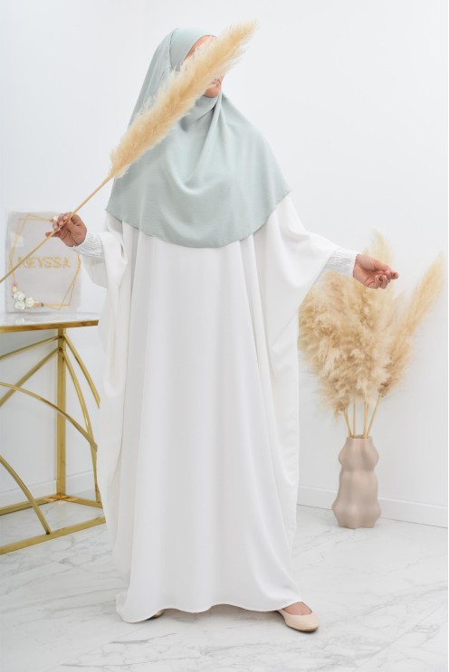 Khimar court rond fluide en jazz pas cher pour femme musulmane