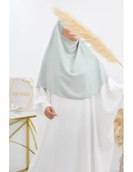 Khimar court rond fluide en jazz pas cher pour femme musulmane