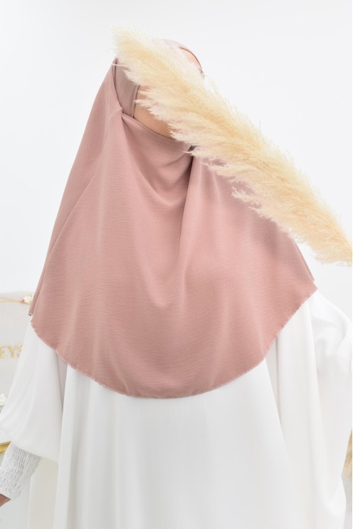 Khimar court rond fluide en jazz pas cher pour femme musulmane