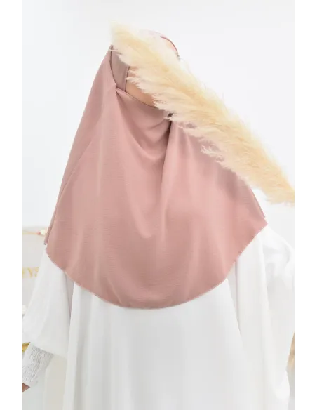 Khimar court rond fluide en jazz pas cher pour femme musulmane