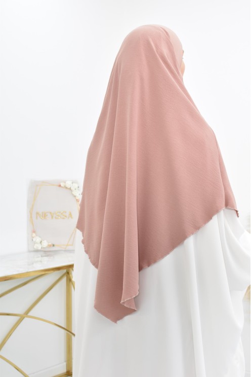 Khimar court rond fluide en jazz pas cher pour femme musulmane