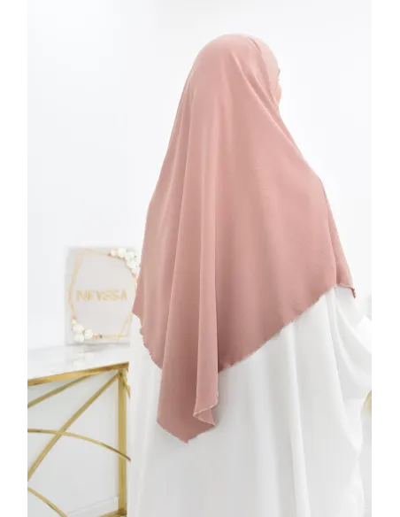 Khimar court rond fluide en jazz pas cher pour femme musulmane