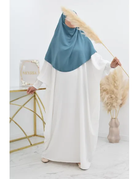 Cheap round flowing jazz khimar for muslim woman