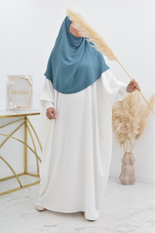 Cheap round flowing jazz khimar for muslim woman