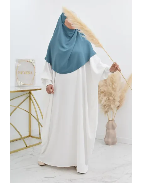 Cheap round flowing jazz khimar for muslim woman