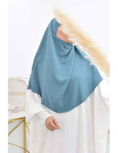 Cheap round flowing jazz khimar for muslim woman