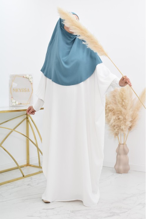 Cheap round flowing jazz khimar for muslim woman