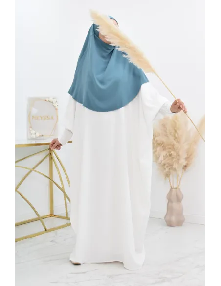 Cheap round flowing jazz khimar for muslim woman