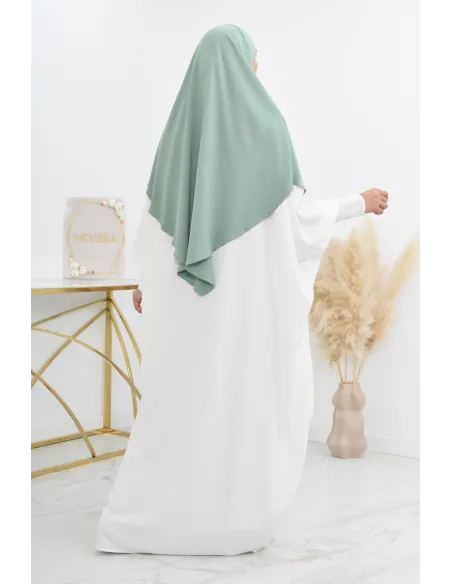 Khimar court rond fluide en jazz pas cher pour femme musulmane