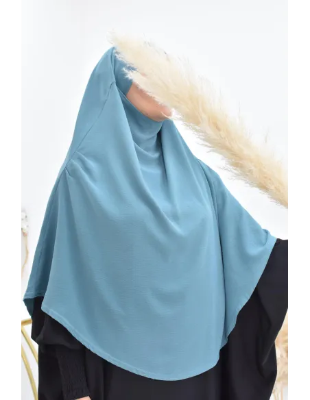 Long khimar rond fluide en jazz pas cher pour femme musulmane