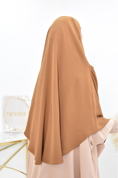 Lang fließender runder Khimar in billigem Jazz für muslimische Frauen